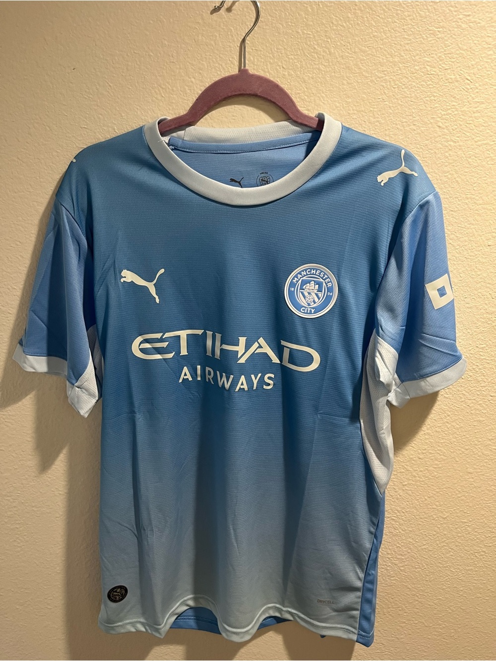 Puma Manchester City 2026/27 Home Jersey Men’s Size Large